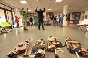 Jumelage-atelier-échasses-Vuillermet-Chauvet