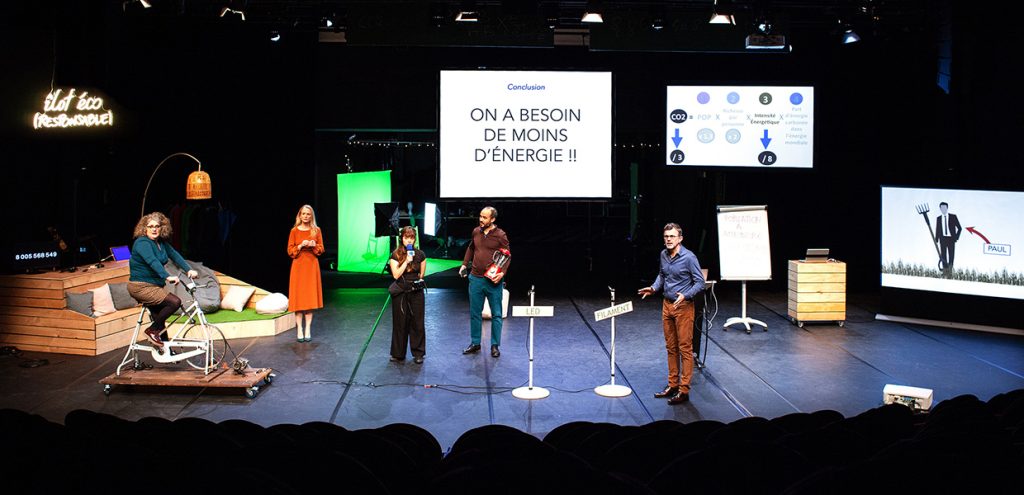 Photo du spectacle de théâtre Borderline(s) investigation #2 de Frédéric Ferrer