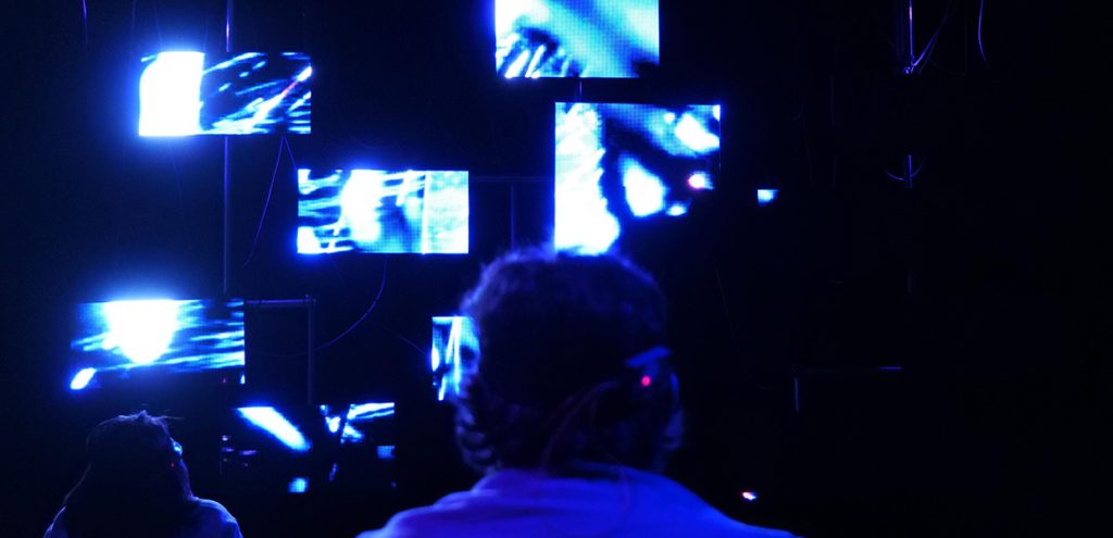 Photo de l'installation Live dream de Justine Emard & Jean-Emmanuel Rosnet