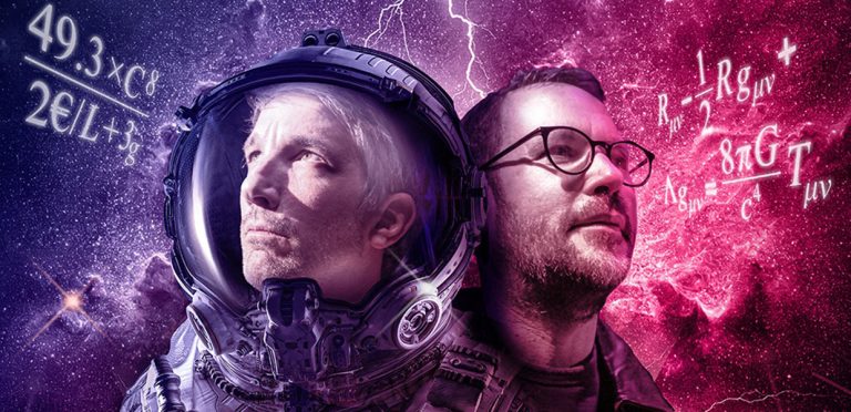 photo du spectacle d'humour Vers l'infini - Guillaume Meurice et Eric Lagadec